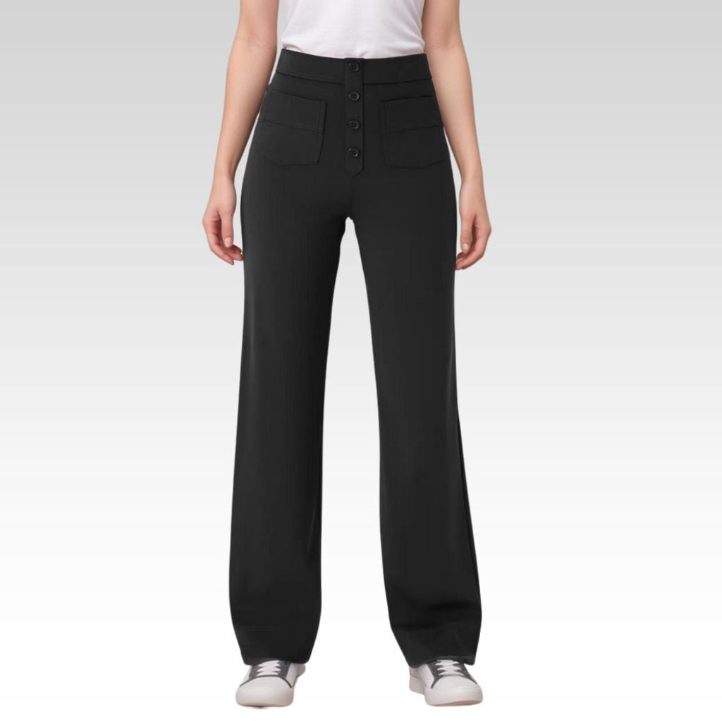 Elastische Hose mit hoher Taille – Isabels Modehaus (Bild 9)