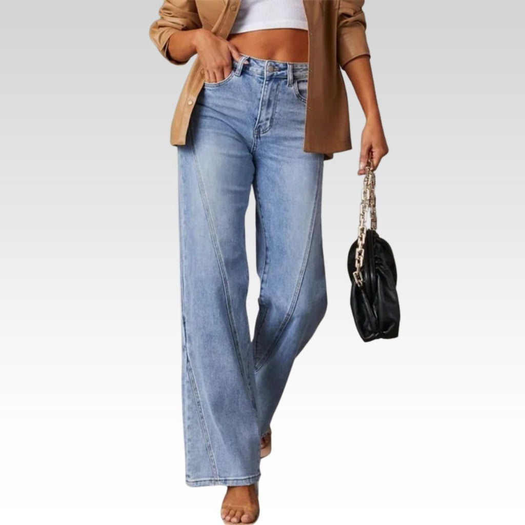Weite Jeans mit hoher taille – Isabels Modehaus (Bild 2)