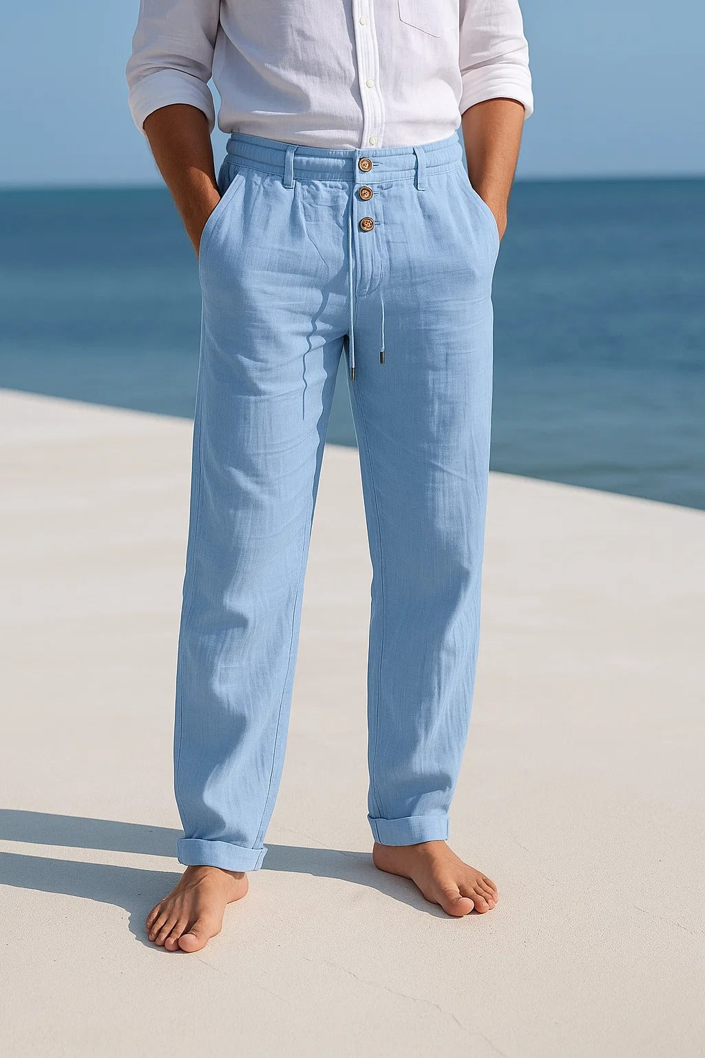 Elias | Leichte Leinenhose – Isabels Modehaus (Bild 2)