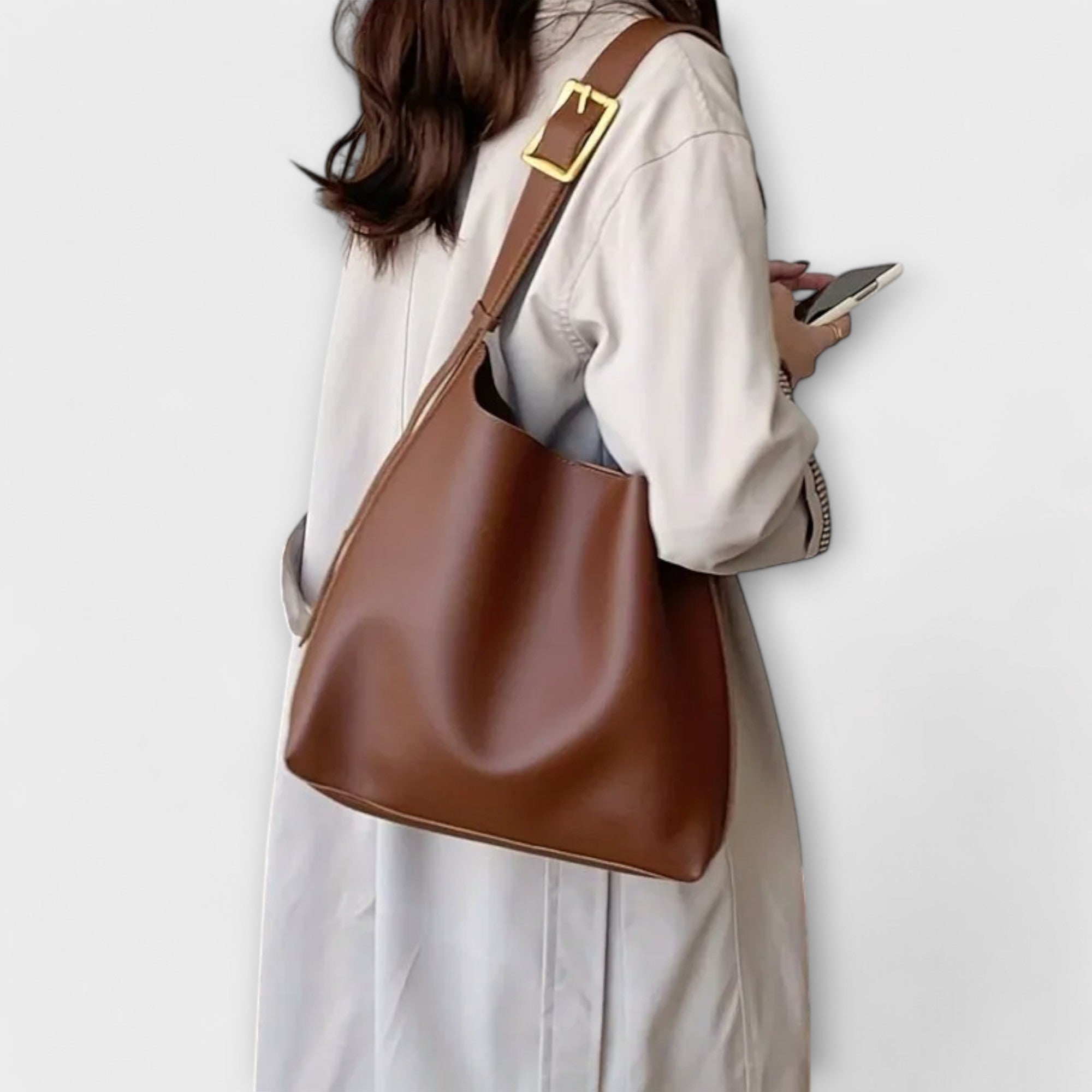 Olivia – Elegante Leder-Schultertasche – Isabels Modehaus (Bild 2)