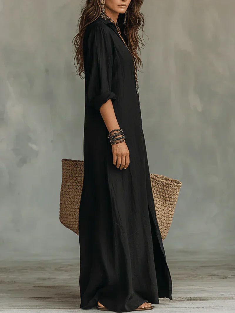 Müheloses Maxi-Kleid mit schmeichelhafter Silhouette Vielseitig für den Alltag – Isabels Modehaus (Bild 2)