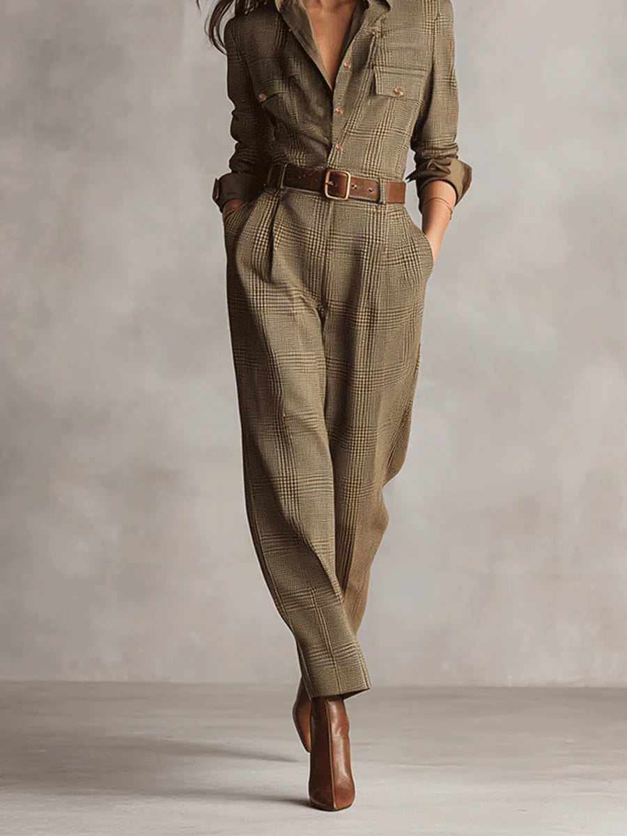 Lucinda – Eleganter Tweed-Overall – Isabels Modehaus (Bild 3)