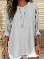 Olivia | Trendige gestreifte Bluse – Isabels Modehaus (Bild 3)