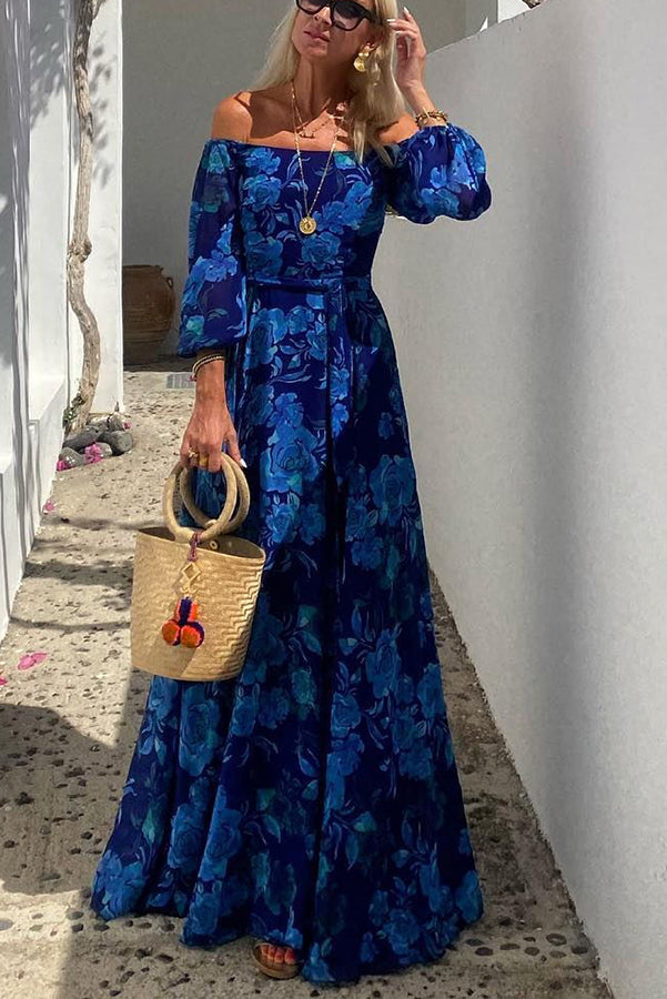 Francesca | Floral Langarmkleid – Isabels Modehaus (Bild 2)