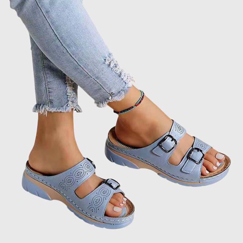 Diora | Komfort-Ledersandalen – Isabels Modehaus