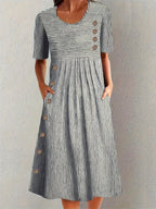 Sofia™ | Gestreiftes Sommerkleid – Isabels Modehaus (Bild 3)