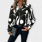 Zaylith | Elegante V-Ausschnitt-Bluse – Isabels Modehaus (Bild 2)