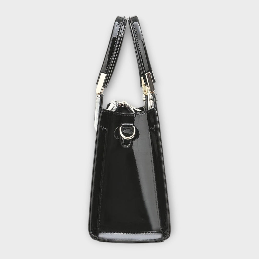 Olivia - Glänzende Krokodilprägung Handtasche – Isabels Modehaus (Bild 3)