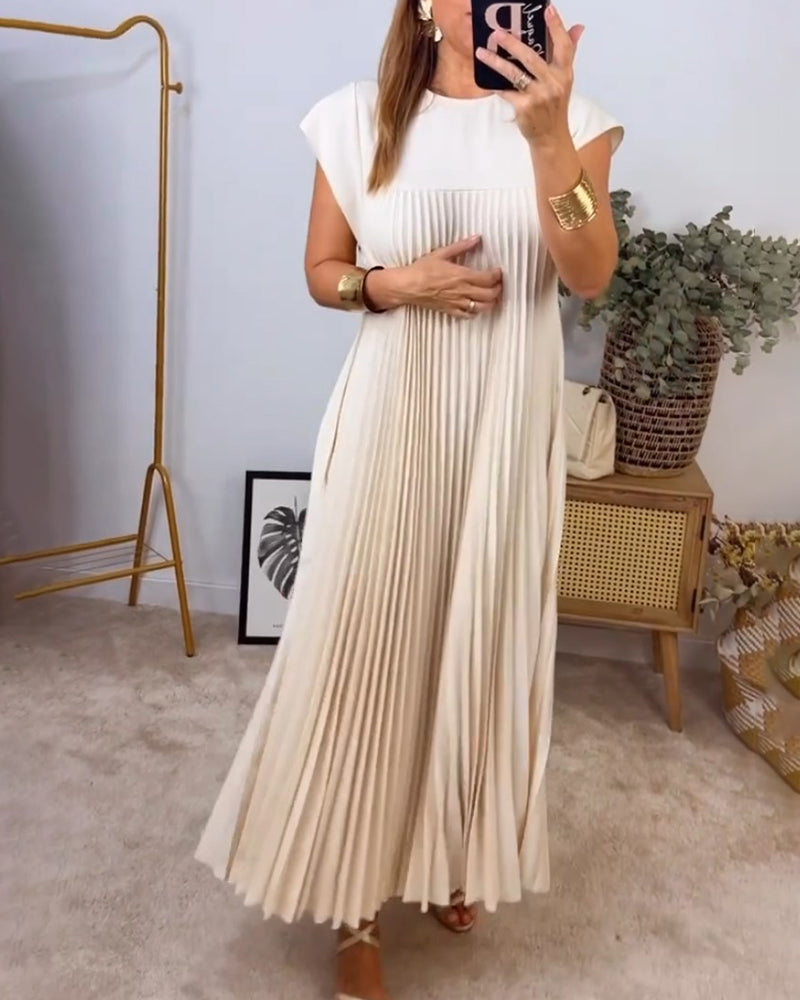 Petra™ – Zeitloses & Bequemes Plissiertes Kleid – Isabels Modehaus (Bild 8)