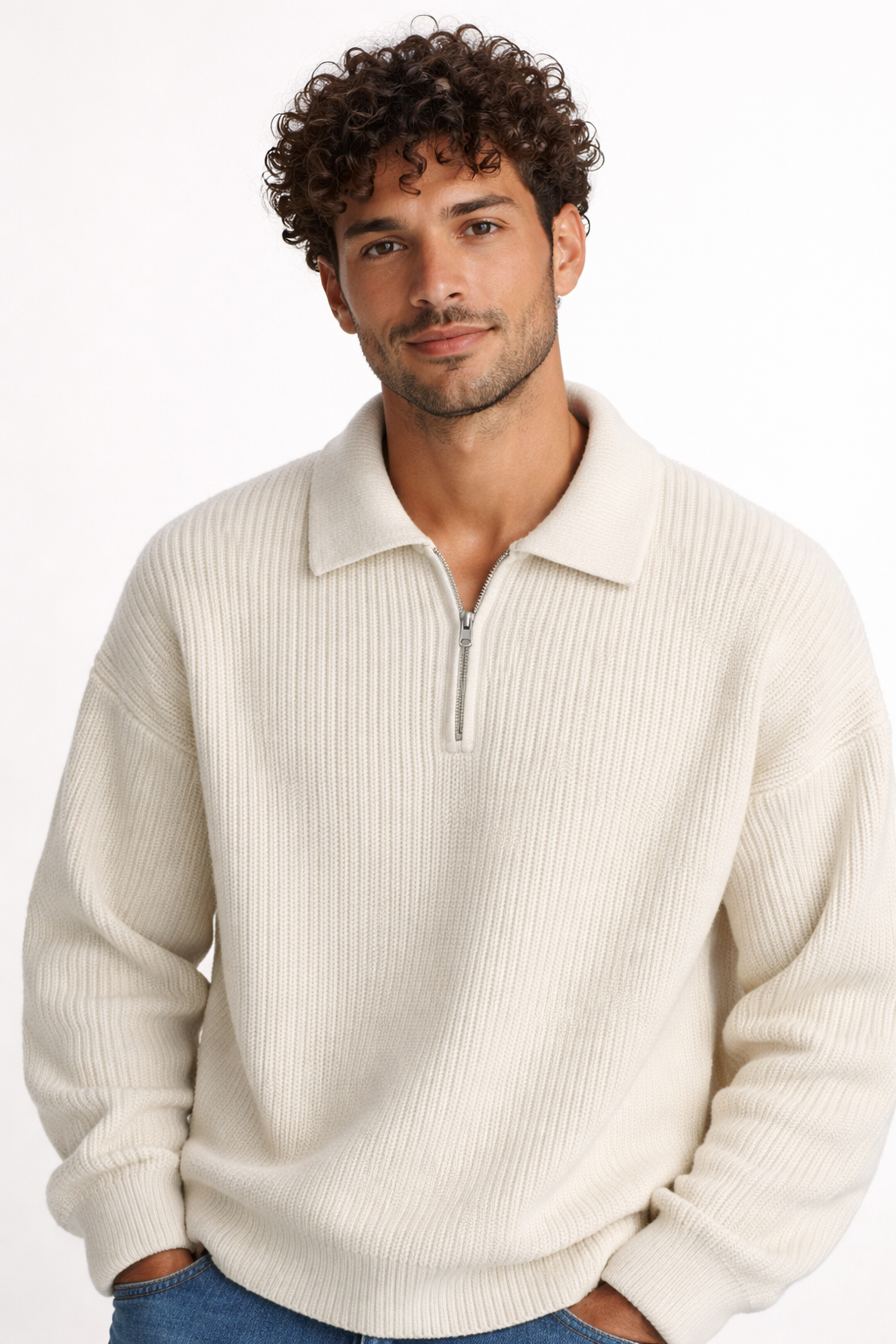 Ruben | Pullover mit Quarter-Zip – Isabels Modehaus (Bild 7)