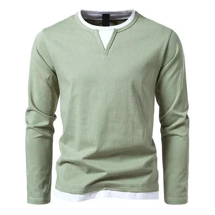 Alwin | Premium Langarmshirt aus gekämmter Baumwolle – Isabels Modehaus (Bild 4)