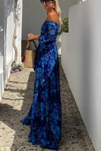 Francesca | Floral Langarmkleid – Isabels Modehaus (Bild 4)