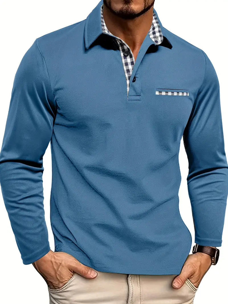 Kai | Lässiges Langarm-Poloshirt – Isabels Modehaus (Bild 4)