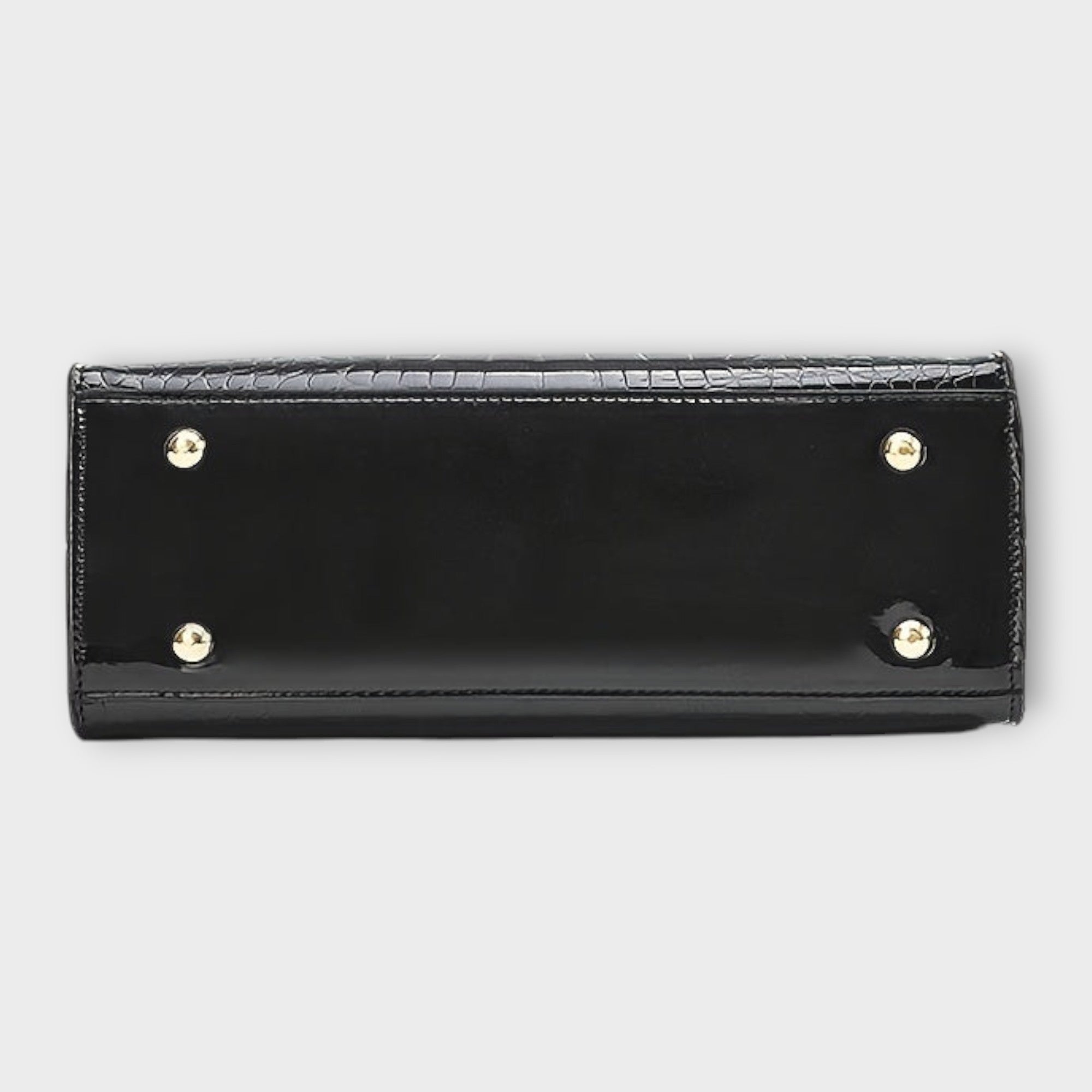 Olivia - Glänzende Krokodilprägung Handtasche – Isabels Modehaus (Bild 4)
