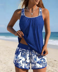 Marie | Bedruckter Tankini-Zweiteiler – Isabels Modehaus