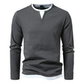 Alwin | Premium Langarmshirt aus gekämmter Baumwolle – Isabels Modehaus