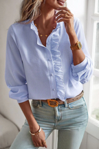 Clara | Weiche Rüschenbluse – Isabels Modehaus (Bild 2)