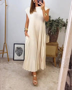 Petra™ – Zeitloses & Bequemes Plissiertes Kleid – Isabels Modehaus (Bild 7)