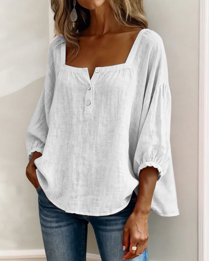 Liva | Essenzielle langarmbluse – Isabels Modehaus (Bild 7)