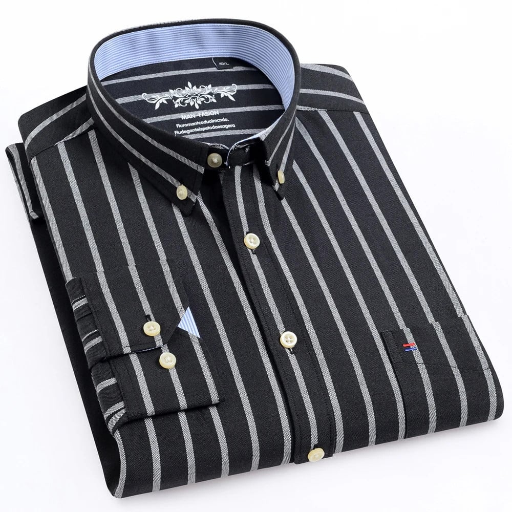Albert | Klassisches gestreiftes Hemd – Isabels Modehaus (Bild 9)