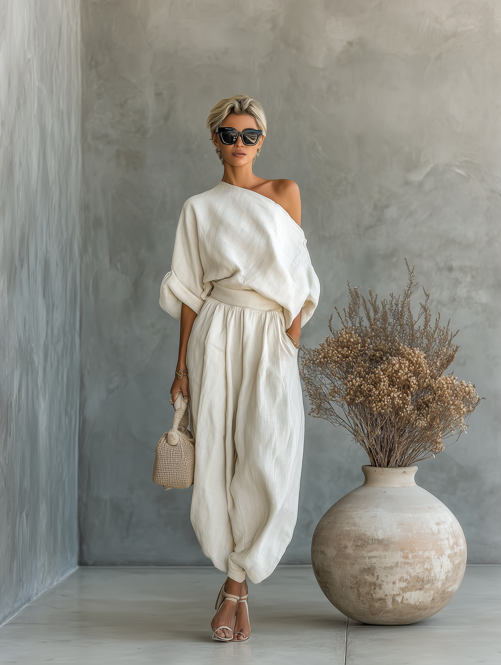 Traudel | Leinen Set Off-Shoulder Hose – Isabels Modehaus (Bild 2)