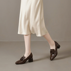 Valora Leder Loafer Absätze – Isabels Modehaus