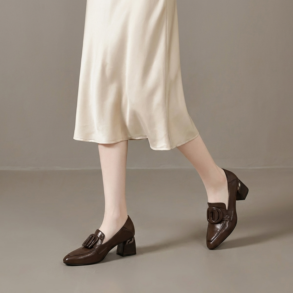 Valora Leder Loafer Absätze – Isabels Modehaus