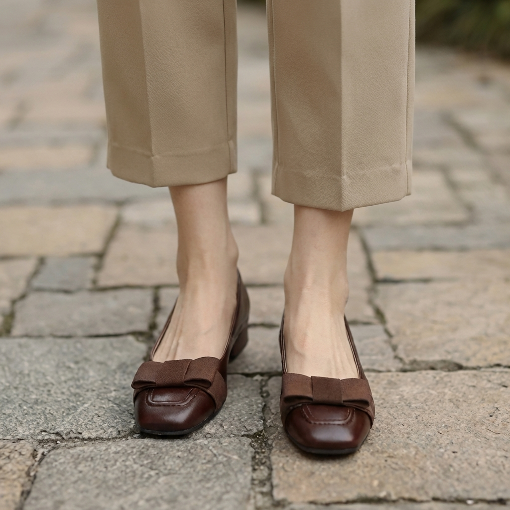 Camille Bogen Leder Ballerinas – Isabels Modehaus (Bild 2)