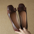 Camille Bogen Leder Ballerinas – Isabels Modehaus
