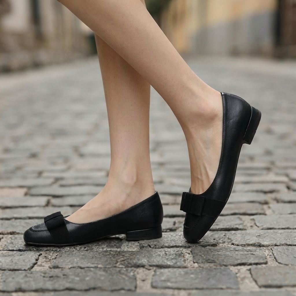 Camille Bogen Leder Ballerinas – Isabels Modehaus (Bild 4)