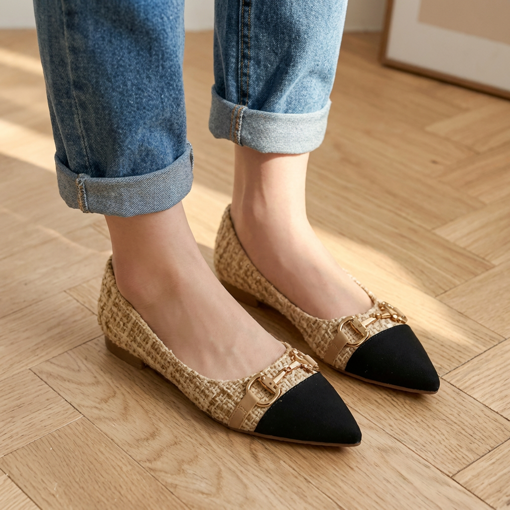 Verona Tweed Ballerinas – Isabels Modehaus (Bild 2)