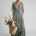 EVADNE | FLORAL MAXIKLEID – Isabels Modehaus
