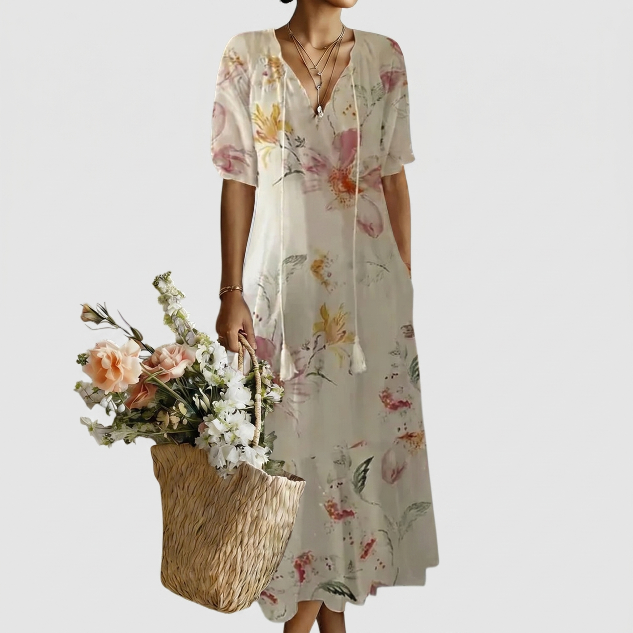 SAVANNAH | ELEGANTES MAXIKLEID – Isabels Modehaus (Bild 5)