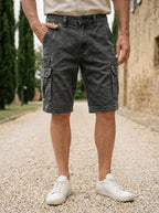 Denver | Denim cargo shorts