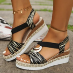 Jesse | Bequeme Sandalen mit Keilabsatz – Isabels Modehaus (Bild 13)