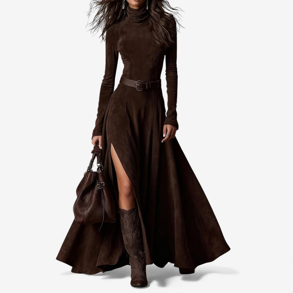 Belinda™ – Elegantes langes Kleid mit fließender Silhouette – Isabels Modehaus