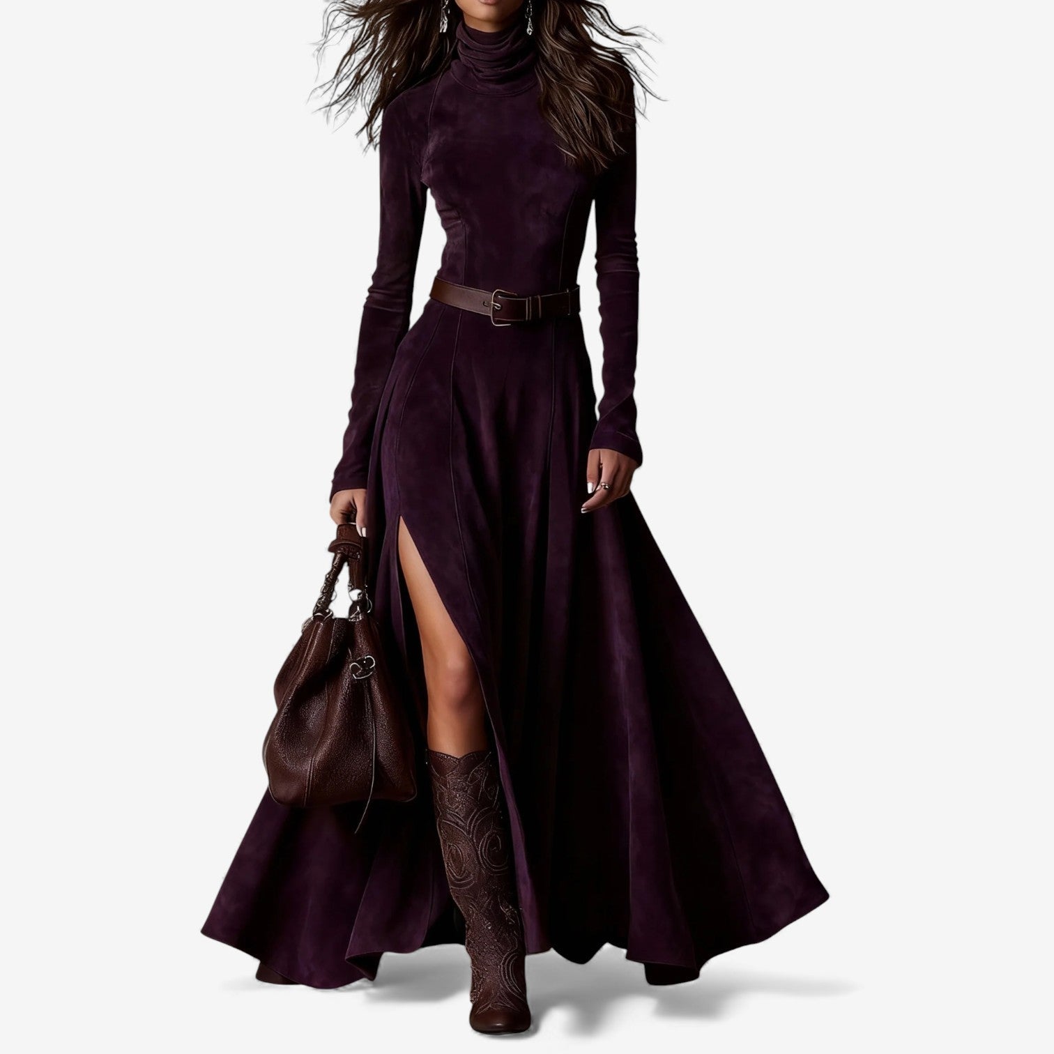 Belinda™ – Elegantes langes Kleid mit fließender Silhouette – Isabels Modehaus (Bild 2)