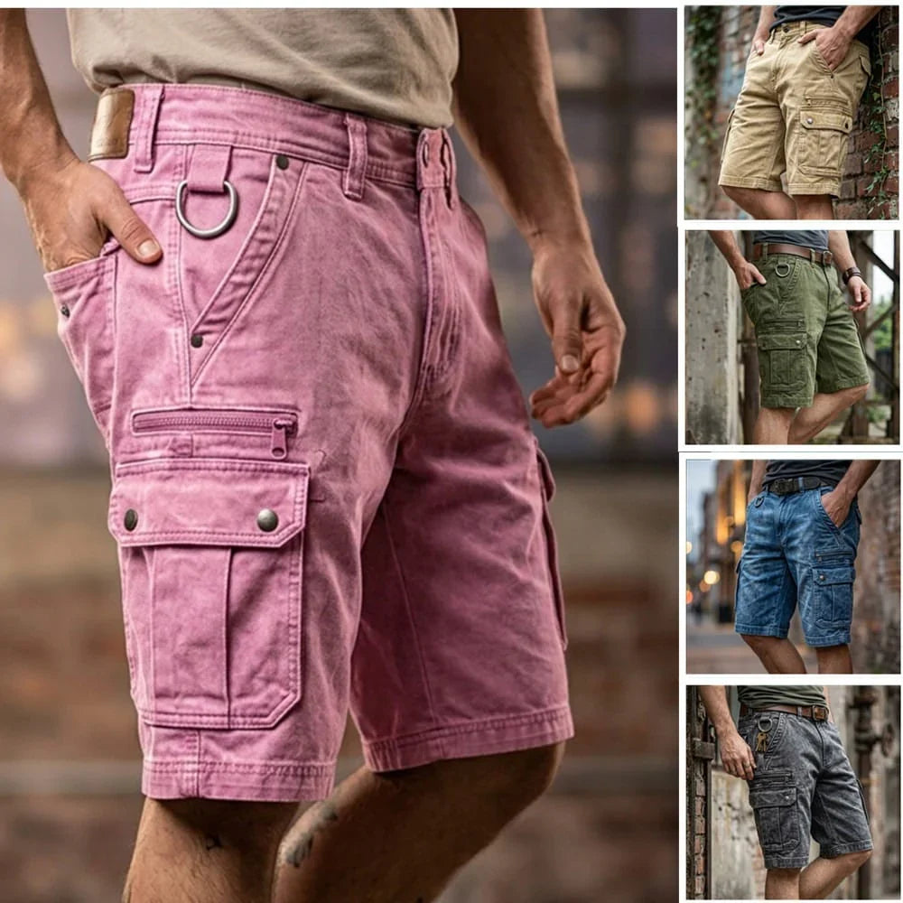 Denver | Denim cargo shorts
