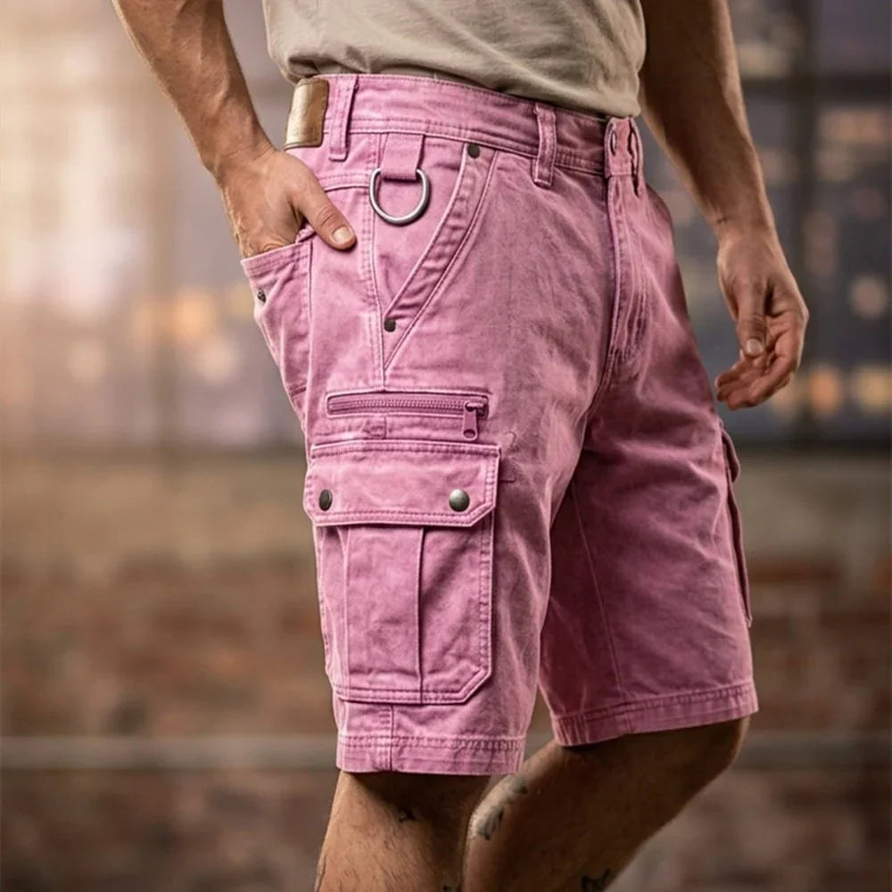Denver | Denim cargo shorts