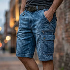 Denver | Denim cargo shorts