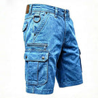 Denver | Denim cargo shorts