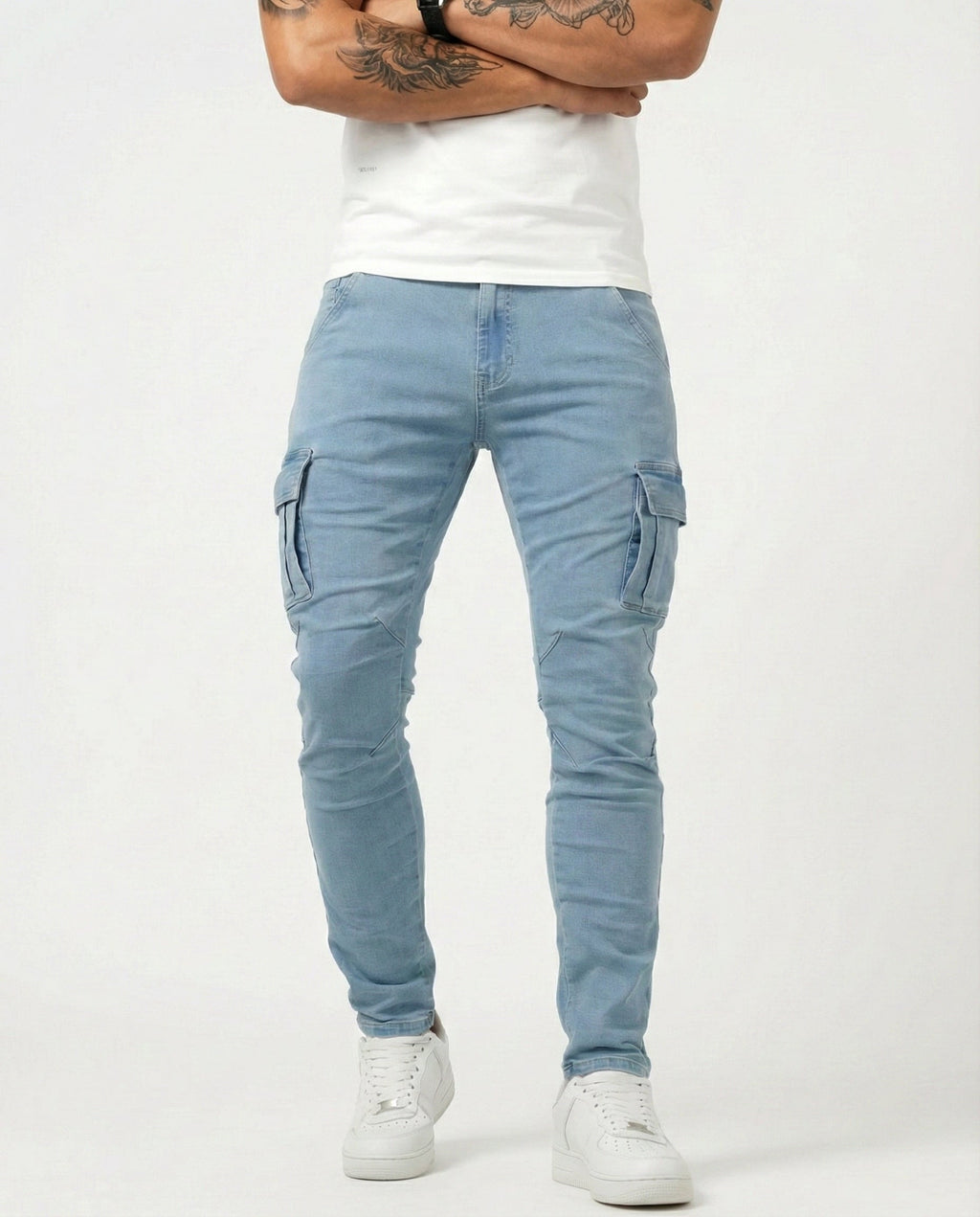 Dario | Bequeme Stretch Cargo-Hose für jeden Tag – Isabels Modehaus