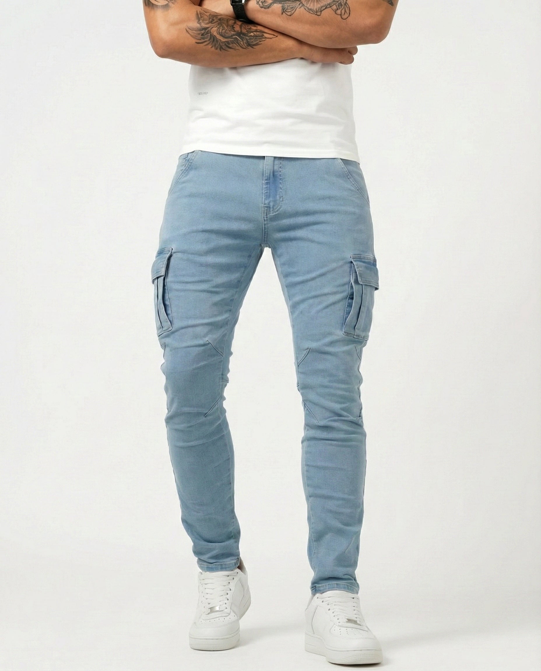 Dario | Bequeme Stretch Cargo-Hose für jeden Tag – Isabels Modehaus
