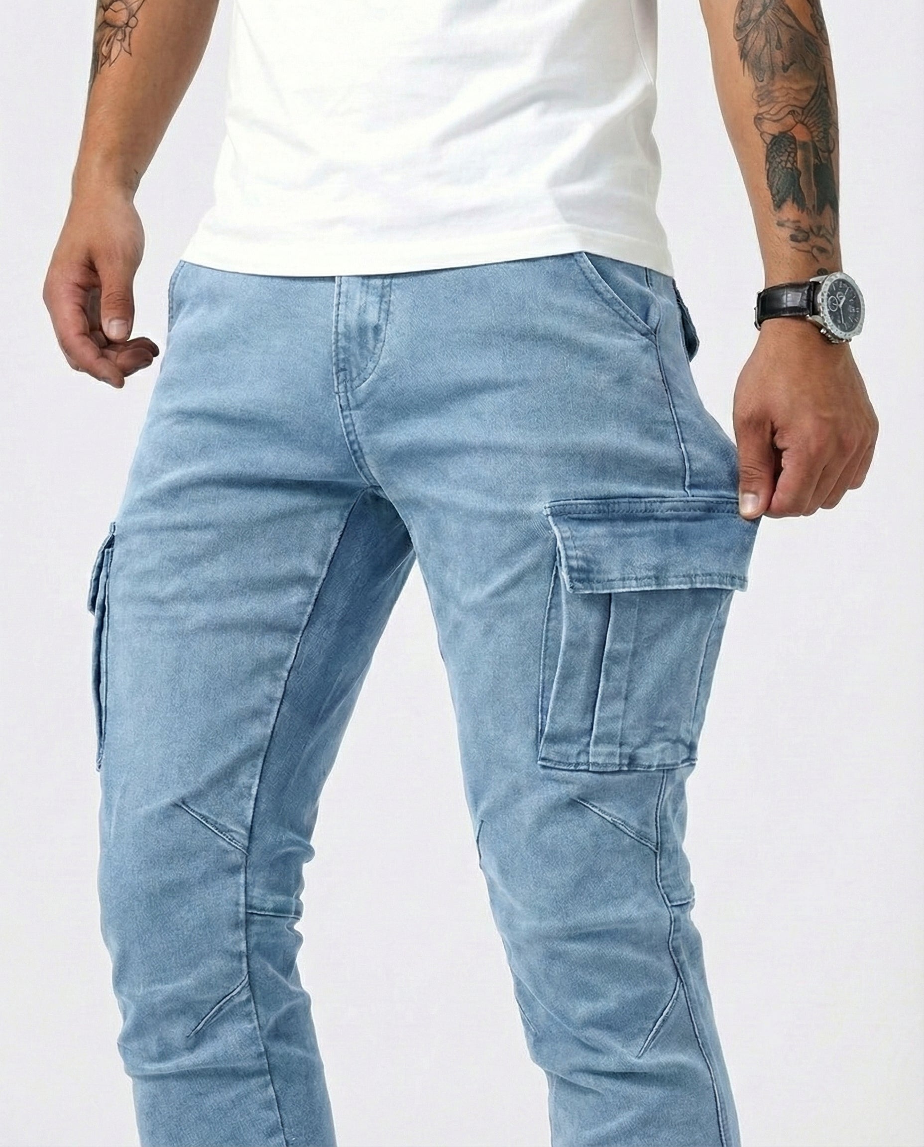 Dario | Bequeme Stretch Cargo-Hose für jeden Tag – Isabels Modehaus (Bild 3)