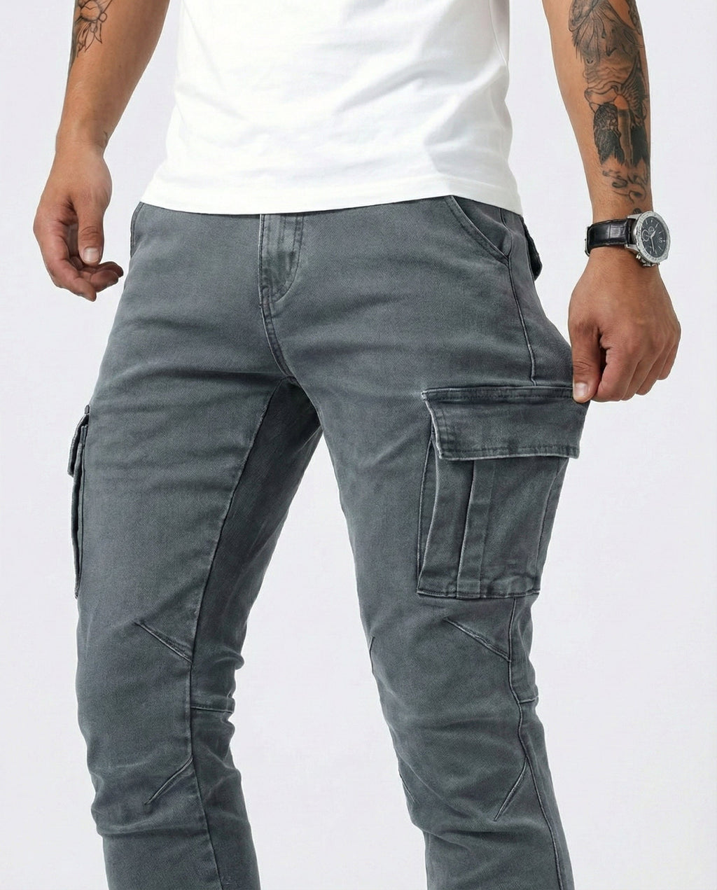 Dario | Bequeme Stretch Cargo-Hose für jeden Tag – Isabels Modehaus (Bild 7)