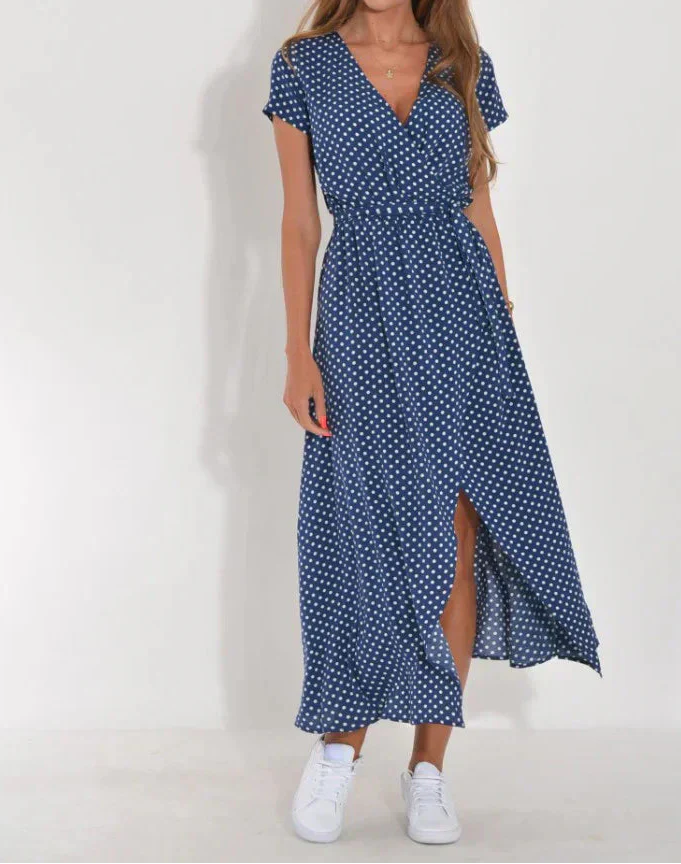 Jorlyn™ - Elegantes Kleid mit V-Ausschnitt und figurbetonter Passform – Isabels Modehaus (Bild 5)