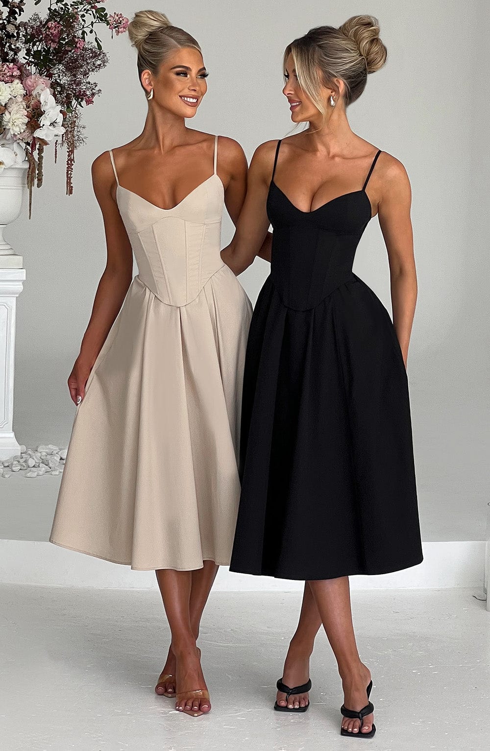 MAILEEN | Elegantes Midi Kleid im Corset Stil – Isabels Modehaus (Bild 25)