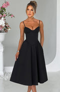 MAILEEN | Elegantes Midi Kleid im Corset Stil – Isabels Modehaus