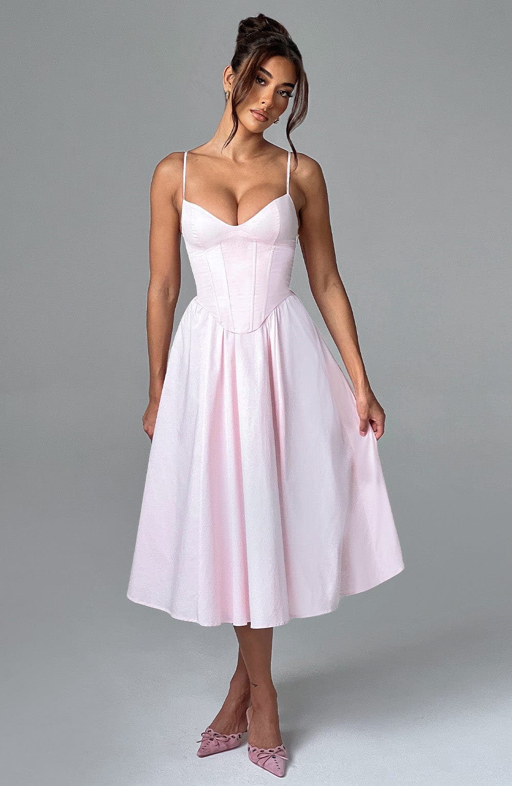MAILEEN | Elegantes Midi Kleid im Corset Stil – Isabels Modehaus (Bild 18)