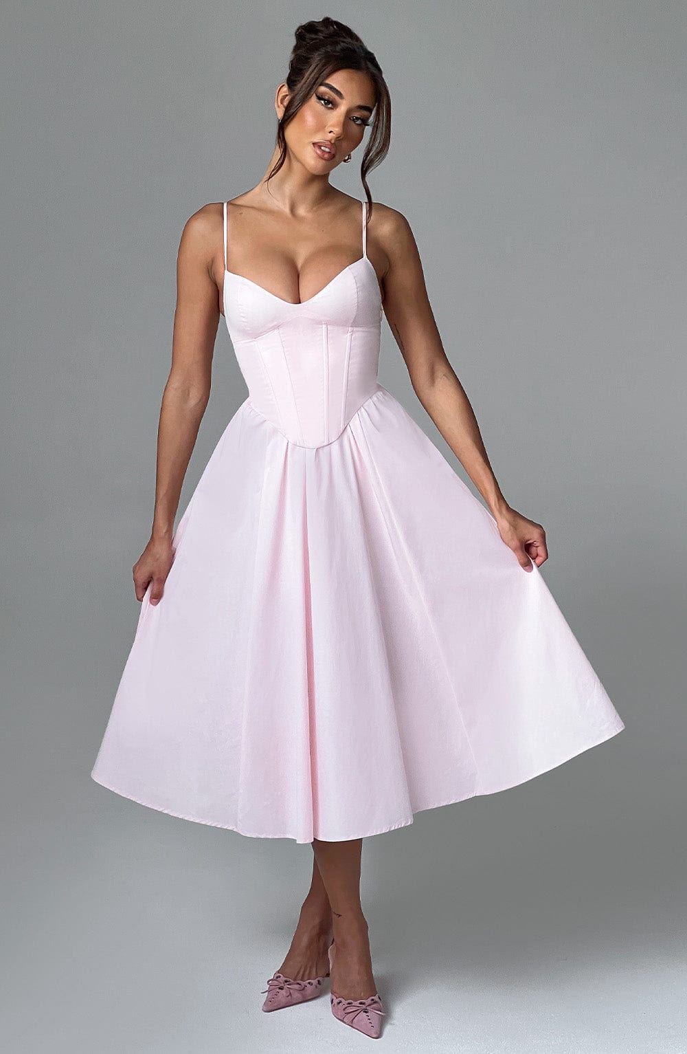 MAILEEN | Elegantes Midi Kleid im Corset Stil – Isabels Modehaus (Bild 15)